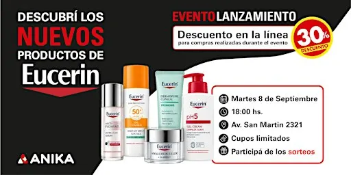 Evento Eucerin – Descubrí los nuevos productos