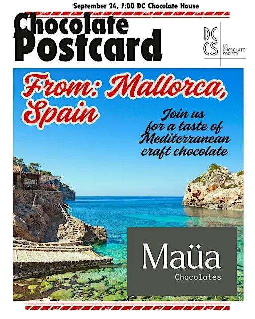 Taste the Chocolate of Mallorca, Spain on Sept 24 with DC Chocolate Society