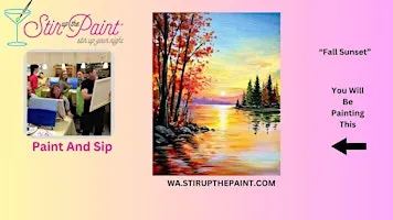Bellevue Paint and Sip, Paint Party, Paint Night With Stir Up The Paint
