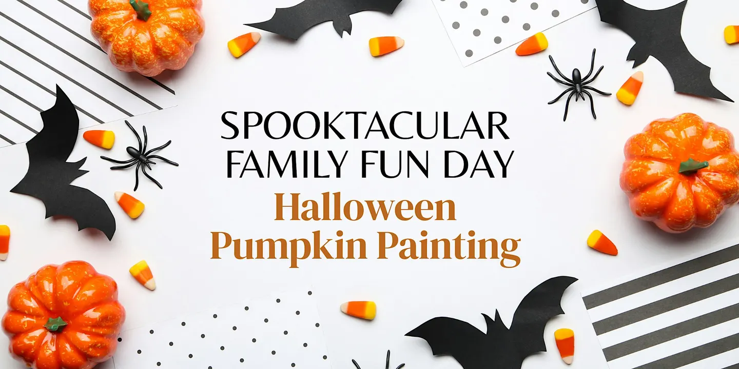Spooktacular Family Fun Day: Halloween Pumpkin Painting