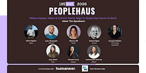 PeopleHaus Sydney · Sep 2026: Where People, Talent & Culture Teams Align