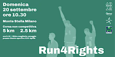 Run4Rights - corriamo insieme per i Giusti!