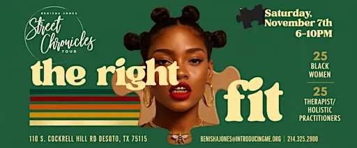 The Right Fit: Black Women + Mental Health & Wellness