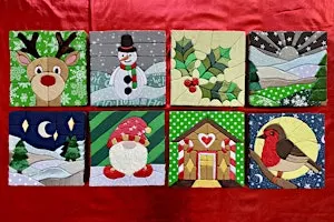 Kinusaiga (Japanese Fabric Art) Workshop: Festive Christmas Collection