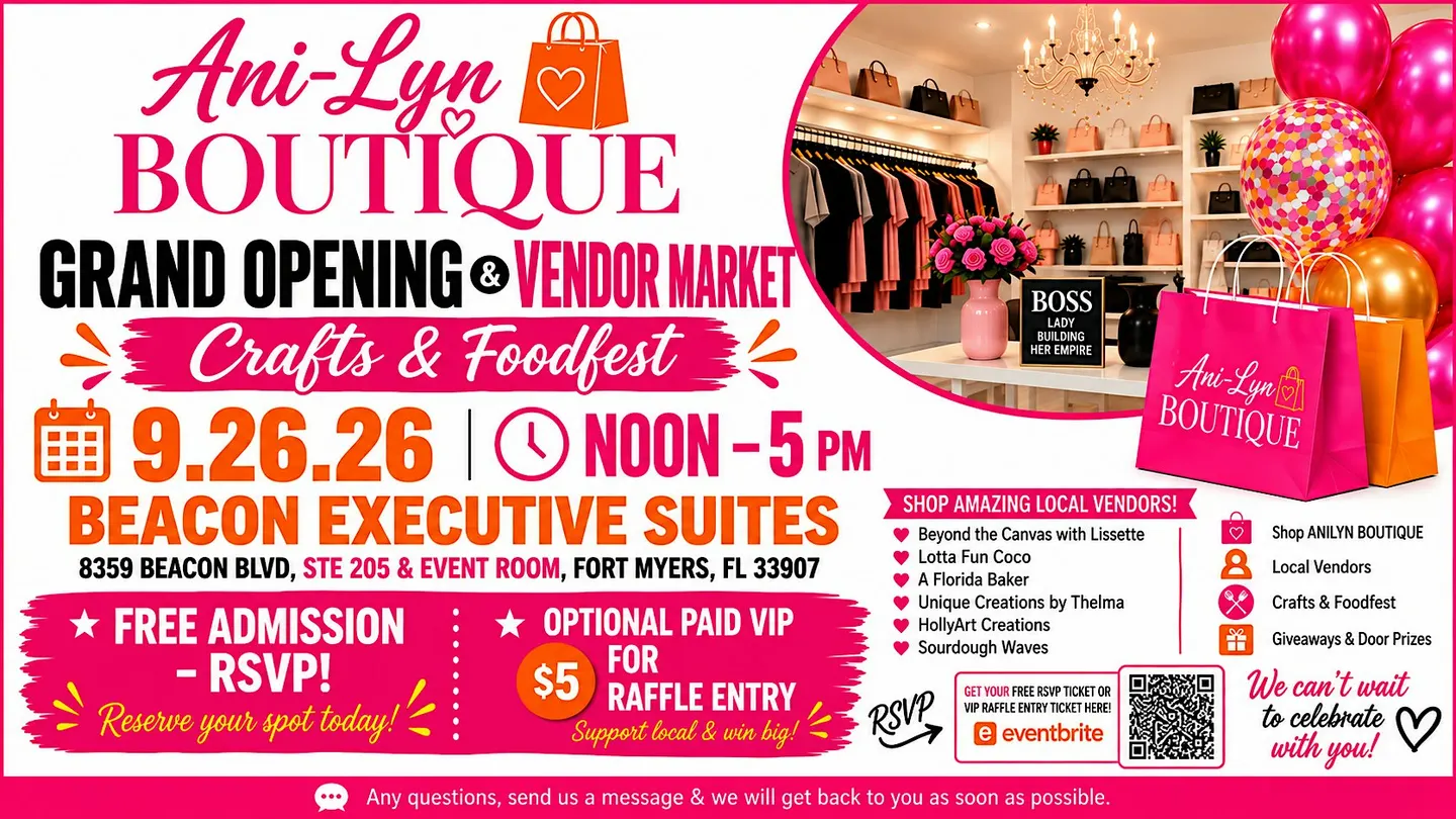 AniLyn Boutique Grand Opening, Crafts & Vendor Market