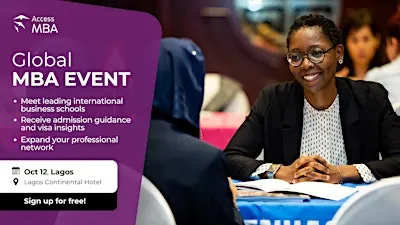 Build an international career with the right MBA at Access MBA Lagos event