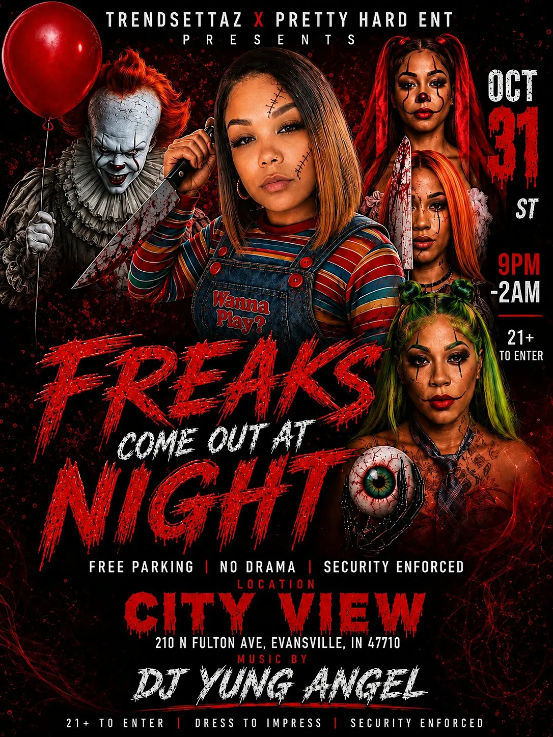 Freaks Come out at Night