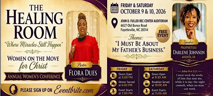 The Healing Room "Where Miracles Still Happen" Women's Conference