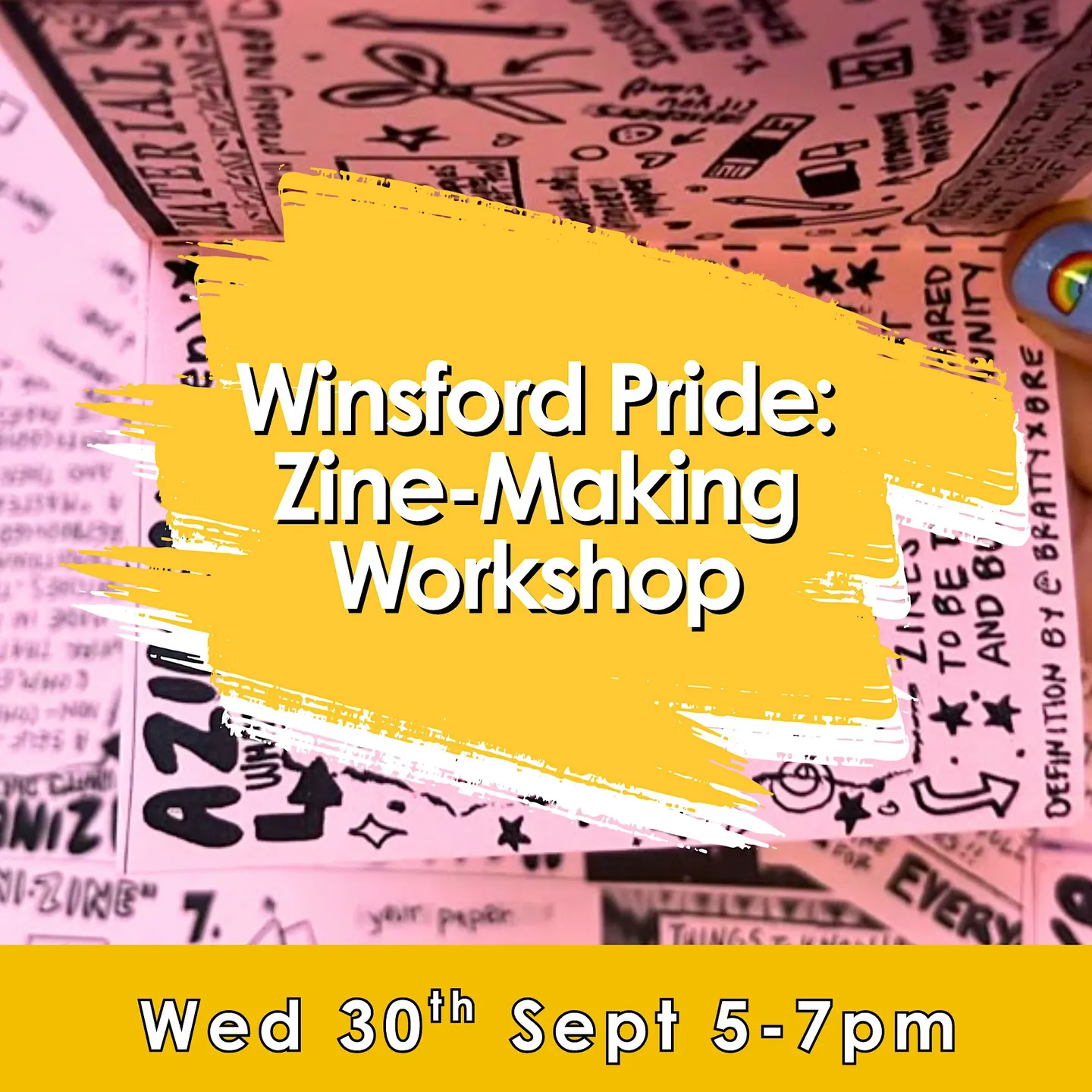 Winsford Pride Zine-making Workshop