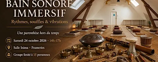 Bain sonore immersif – Rythmes, souffles & vibrations