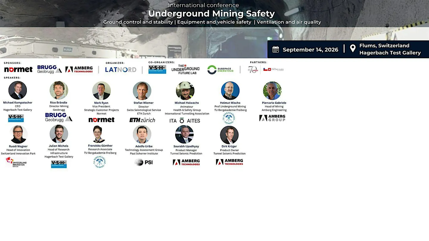 Underground Mining Safety - Switzerland 2026