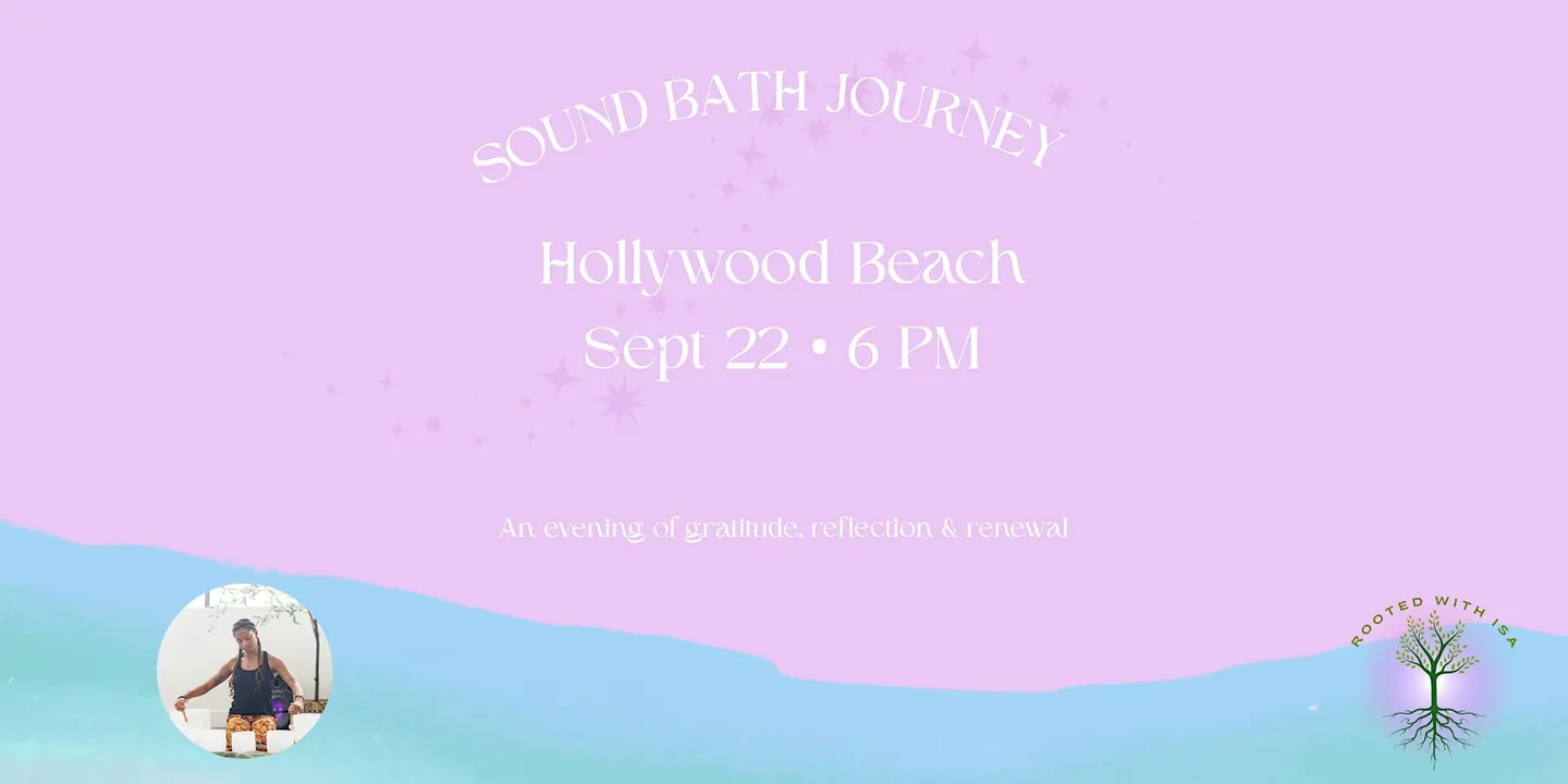 Rooted with Isa: Beach Sound Bath Journey
