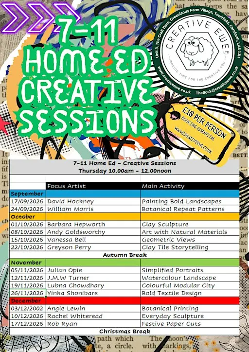 7-11 Home Ed Creative Session (Thur AM)