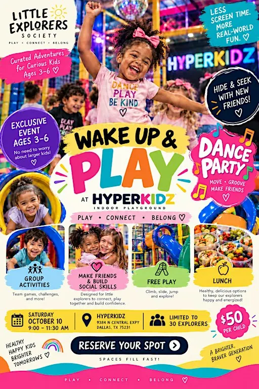Little Explorers Society: Wake Up & Play at HyperKidz!