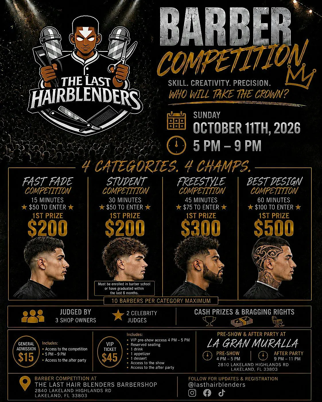 Barber Competition Hosted By The Last Hair Blenders
