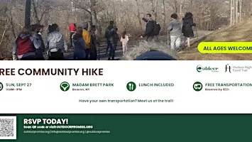 Guided Community Hike at Madam Brett Park | Free Transportation Provided