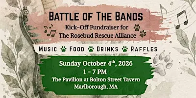 Battle of the Bands: Kick-Off Fundraiser for The Rosebud Rescue Alliance