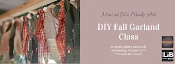 DIY Fall Garland at South Liberty Bar & Grill