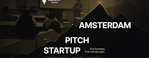 Startup Pitch Events Amsterdam: 5 Founders on Stage