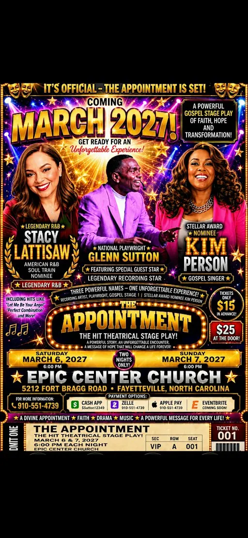 The Appointment March 6 and 7 2027