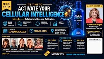 AGE STRONG - CELLULAR INTELLIGENCE ™ ACTIVATED experience