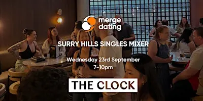 Surry Hills | Singles Mixer | The Clock | 23rd September | Under 35s