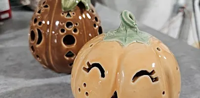 Ceramic Pumpkin Carving