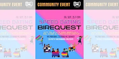 Bisexual+ Speed Dating hosted by BiRequest