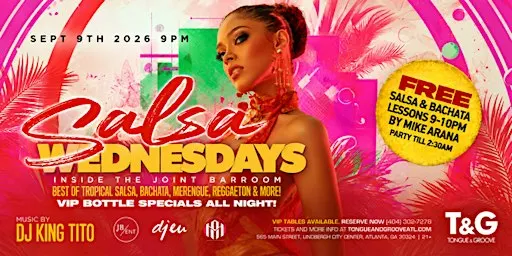 EN ViVo Wednesday + Salsa Wednesday (Regional Mexicano & Musica Tropical)