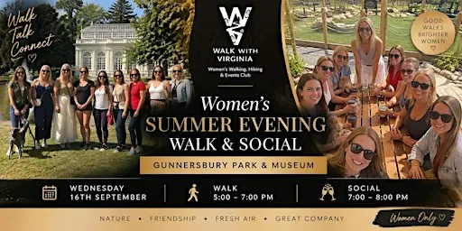 Women's Summer Evening Walk & Social – Gunnersbury Park & Museum