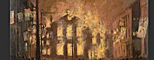 Burning of the Town Hall 1919 - Historical Walk