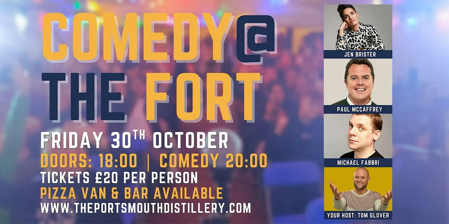 Comedy @ The Fort with Paul McCaffrey, Jen Brister & Michael Fabbri