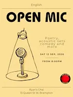 English All Arts Open Mic at Ryan's Chai