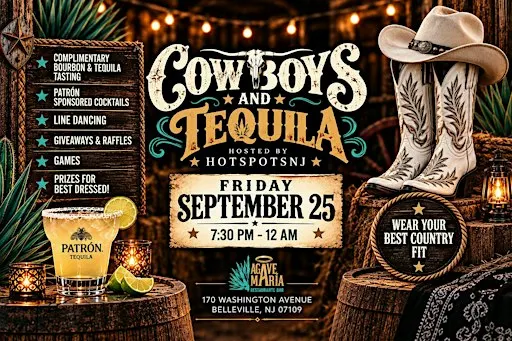 Cowboys and Tequila 9.25.26 at Agave Maria