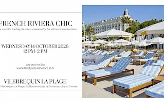 CANNES Ocean View Business Lunch