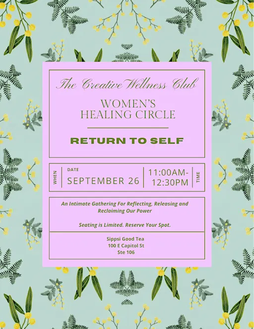 Creative Wellness Women’s Healing Circle