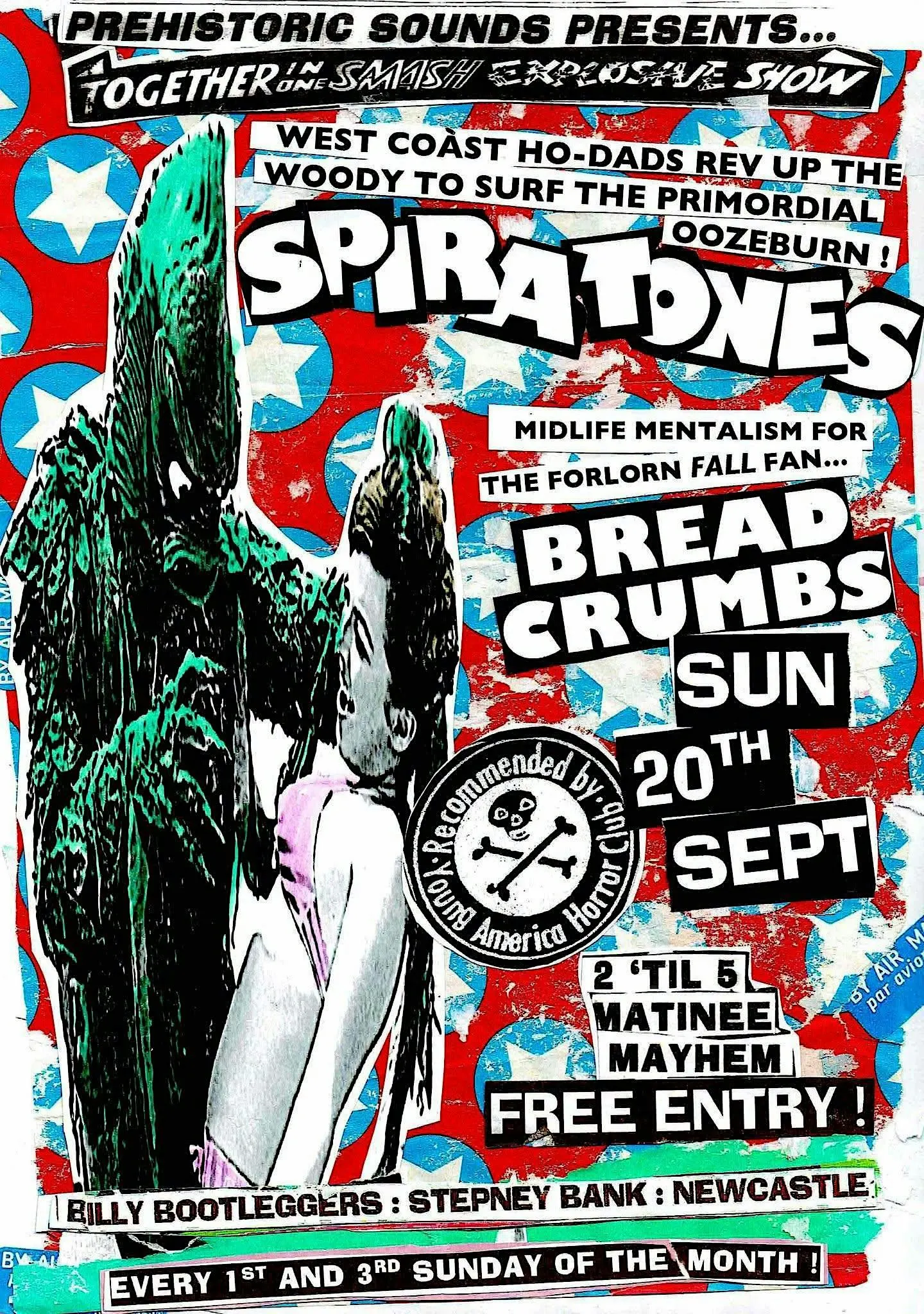 Prehistoric Sounds Presents: Spiritones + Breadcrumbs