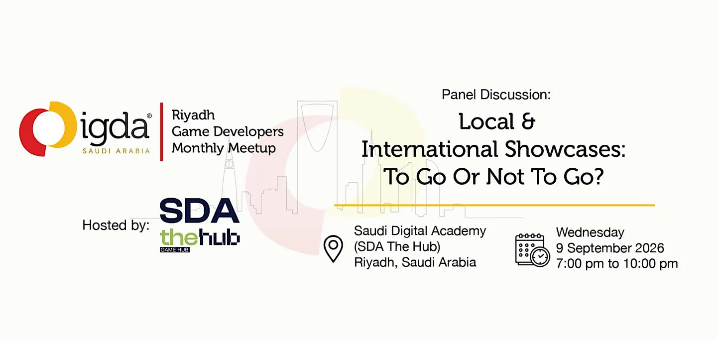 Riyadh September Meetup - IGDA Saudi Arabia