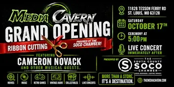Grand Opening of Media Cavern presented by The SOCO Chamber