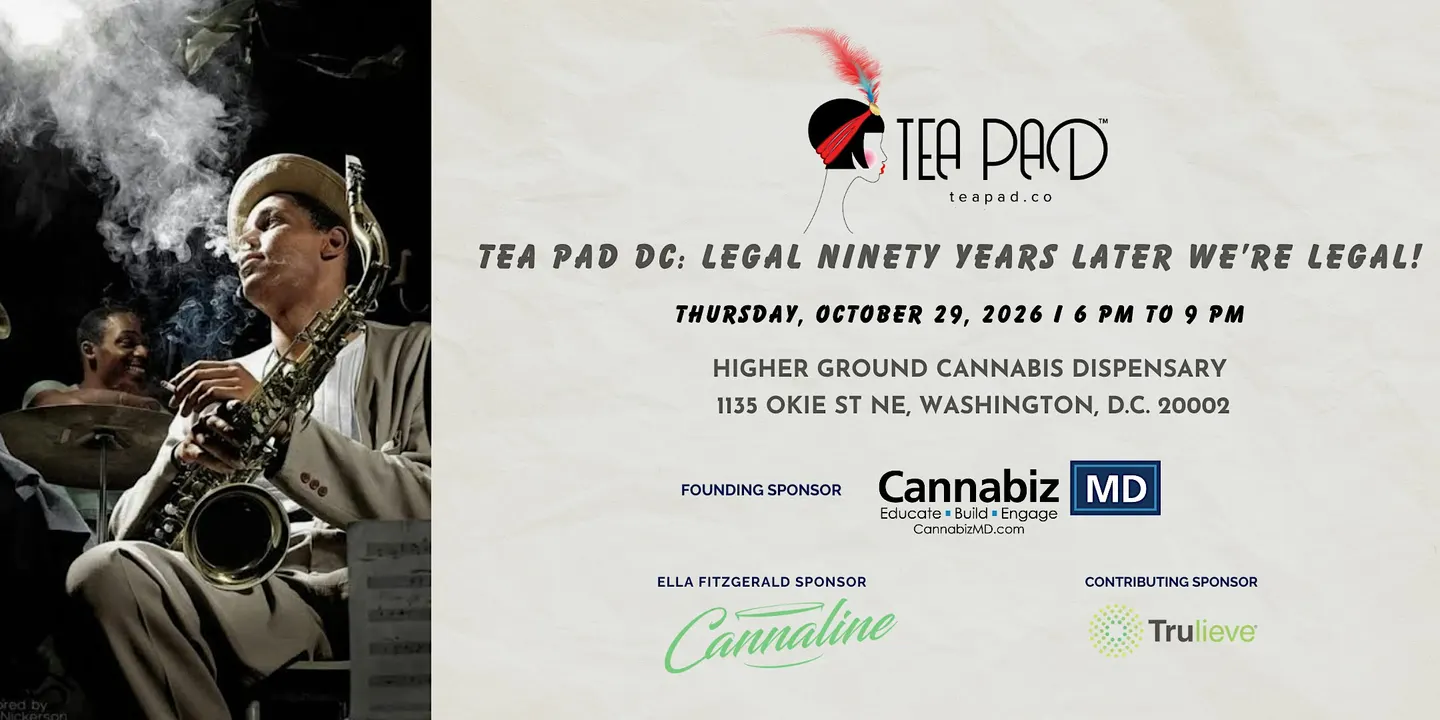 Tea Pad DC: Legal Ninety Years Later, We're Legal in DC!