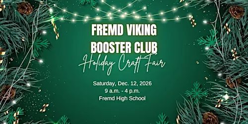 Fremd Viking Booster Club Holiday Craft Fair 2026