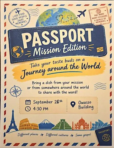 Elm Creek Ward presents Passport - Mission Edition