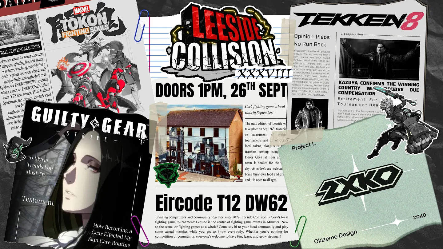 Leeside Collision XXXVIII: Fighting Game Tournament & Social Gaming Event