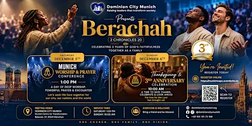 Munich Worship & Prayer Conference 2026 - BERACHAH!