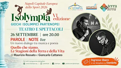 ISOLYMPIA 2026 - PAROLE NOTE con Maurizio Rossato e Giancarlo Cattaneo