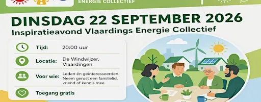 Inspiratieavond van het Vlaardings Energie Collectief