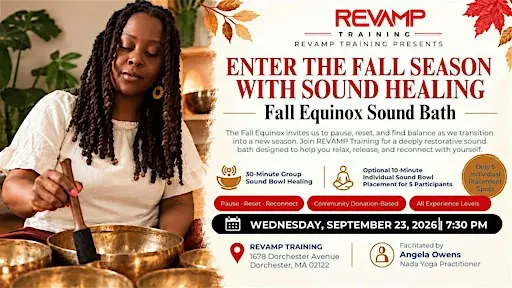 Fall Equinox Sound Bath at Revamp