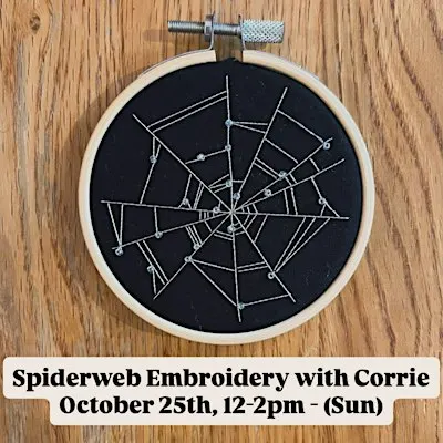 Spiderweb Embroidery with Corrie