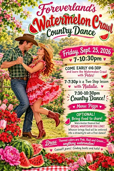 Foreverland's Watermelon Crawl Country Dance