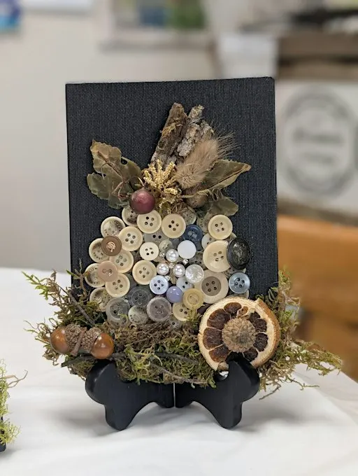 Pumpkin Button Art